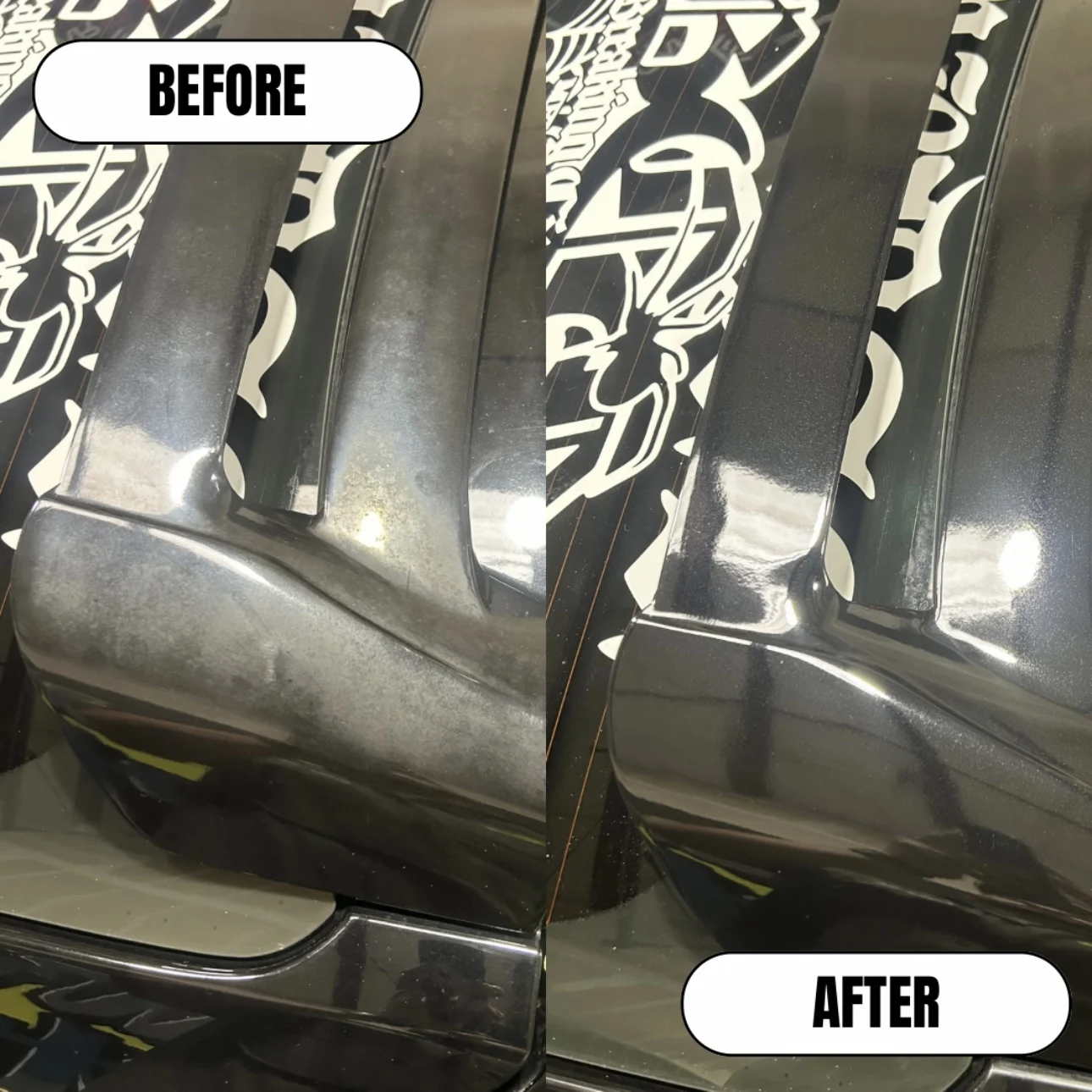 Paint Correction: We did a cut to remove the oxidation on surface of paint. Refined with polish for gloss. — Optimized Detailing owner Google photo