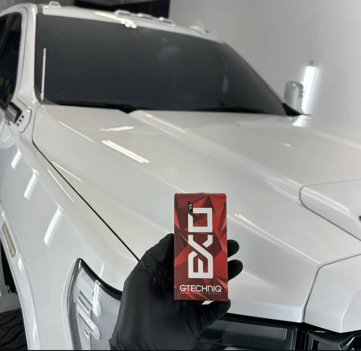 GMC Sierra had paint correction and a ceramic coating to bring that shine back up. — Optimized Detailing owner Google photo