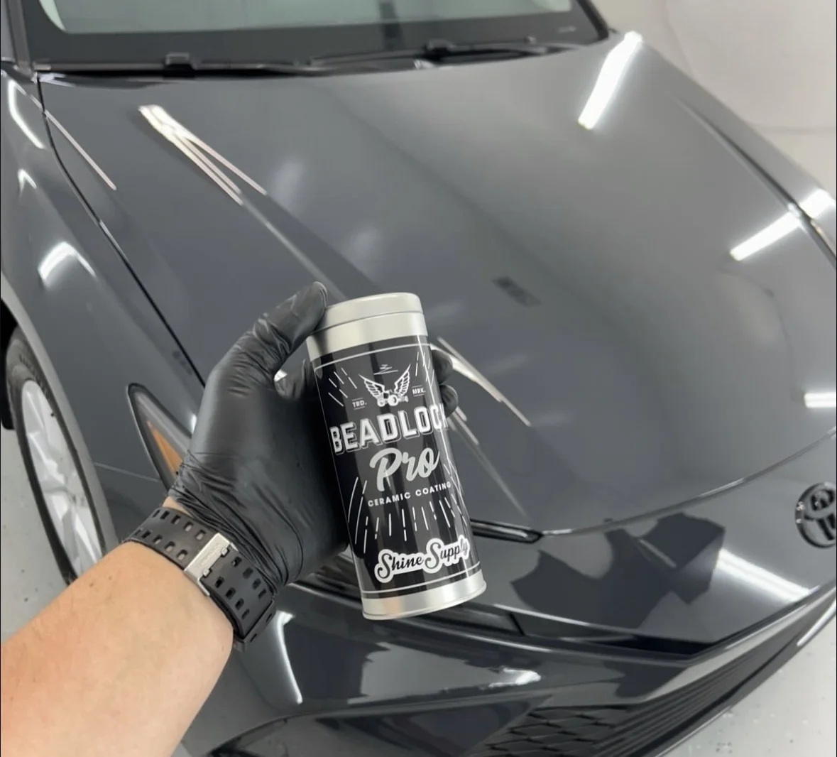 Shine Supply Beadlock Pro 3-Year Ceramic Coating on this Toyota Camry — Optimized Detailing owner Google photo